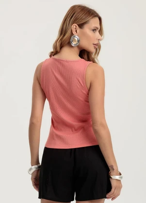 Gris - Regata em Canelado Rosa - GRIS