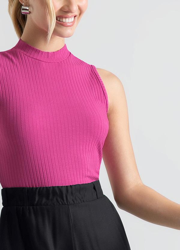 Cativa - Regata em Canelado Roxo 3