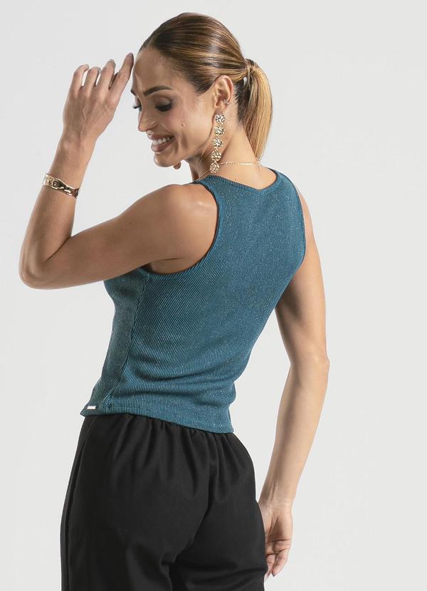 Cativa - Regata em Canelado Verde Escuro 2