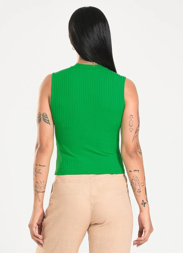 Cativa - Regata em Canelado Verde 2