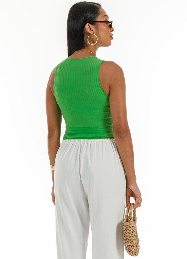 Habana - Regata em Canelado Verde 2