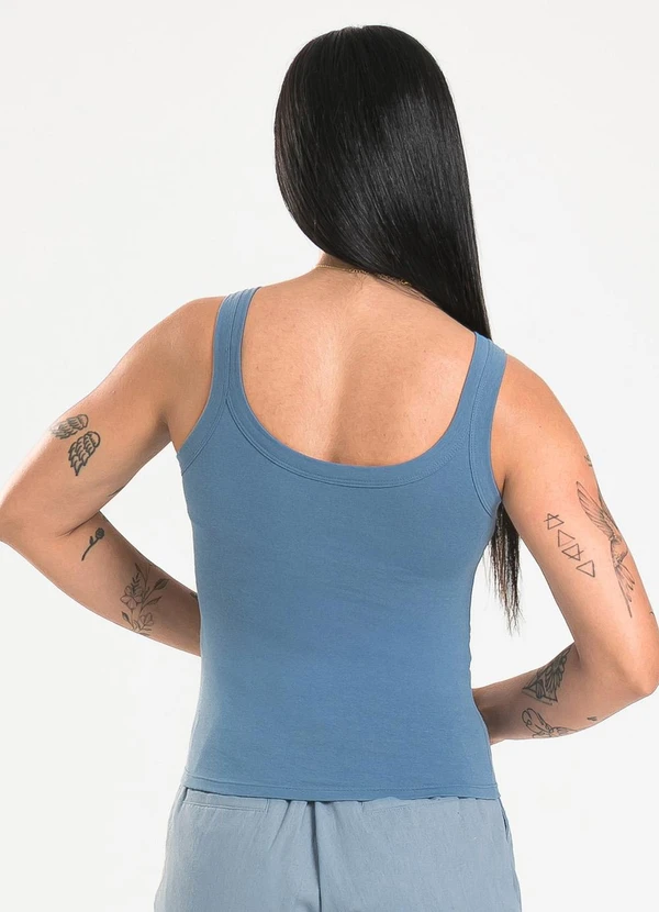 Cativa - Regata em Cotton Azul 2