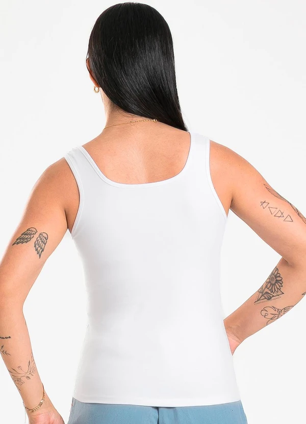 Cativa - Regata em Cotton Branco 2