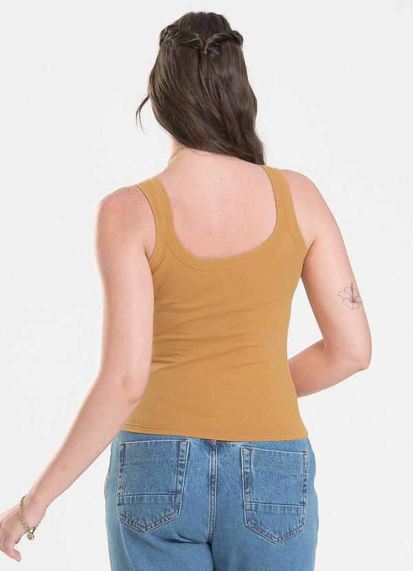 Cativa - Regata em Cotton Caramelo 2