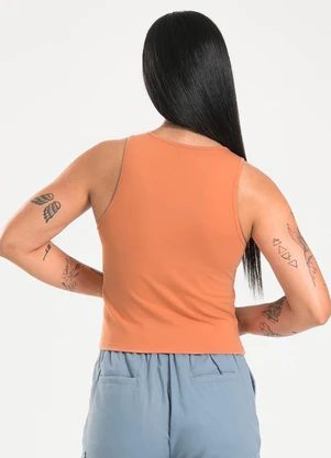 Cativa - Regata em Cotton Laranja - CATIVA