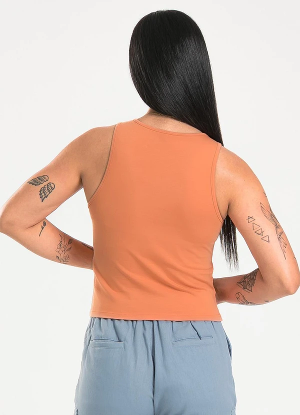 Cativa - Regata em Cotton Laranja 2