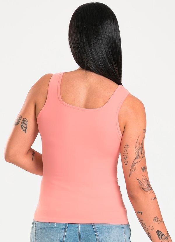 Cativa - Regata em Cotton Rosa Claro 2