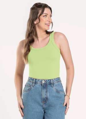Cativa - Regata em Cotton Verde Claro - CATIVA