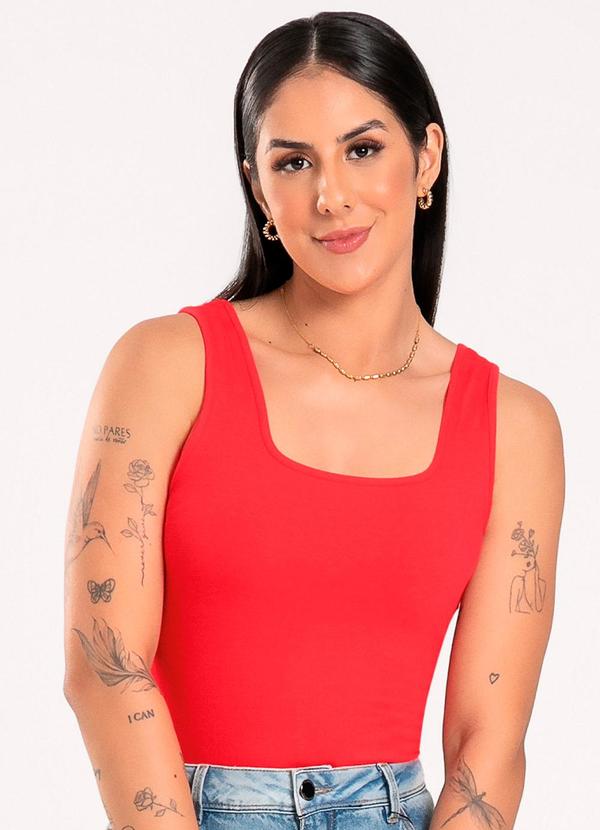 Cativa - Regata em Cotton Vermelho