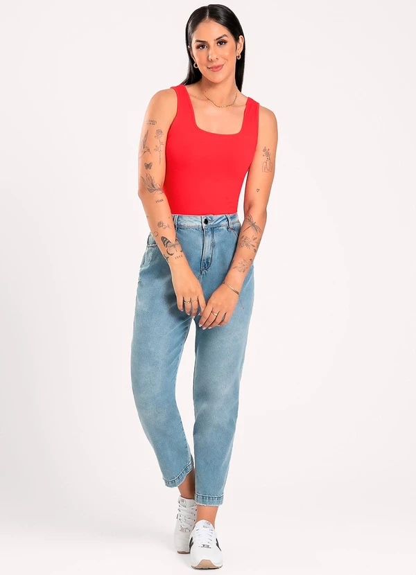 Cativa - Regata em Cotton Vermelho 3