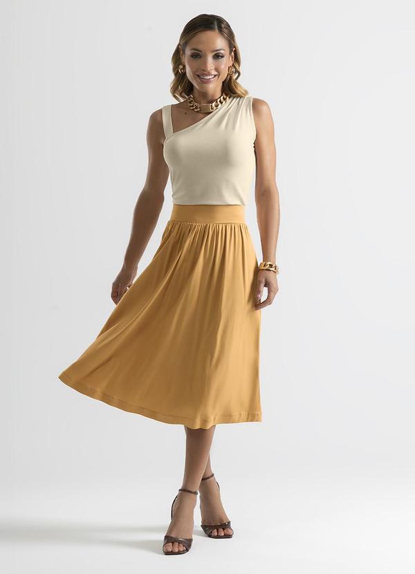 Cativa - Regata em Crepe Bege 4