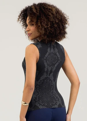 Cativa - Regata em Crepe Preto - CATIVA