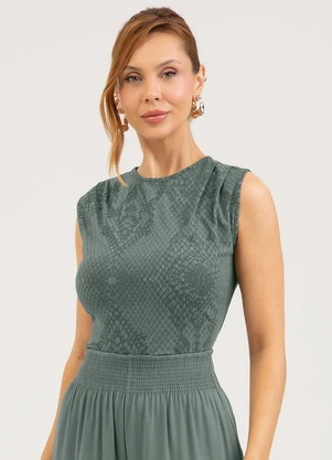 Cativa - Regata em Crepe Verde - CATIVA