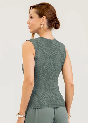 Cativa - Regata em Crepe Verde - CATIVA