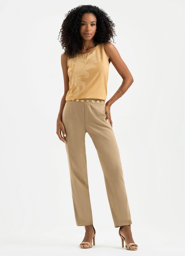 Cativa - Regata em Misturinha Caramelo 3