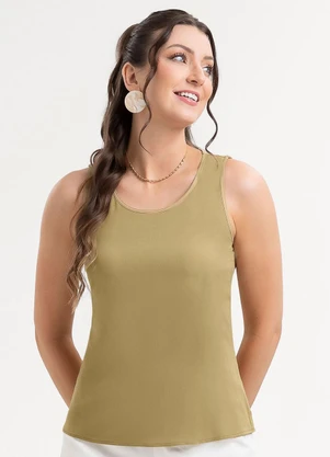 Habana - Regata em Misturinha Marrom - HABANA