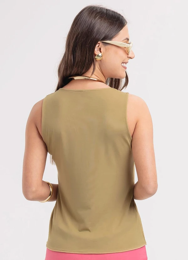 Habana - Regata em Misturinha Marrrom 2