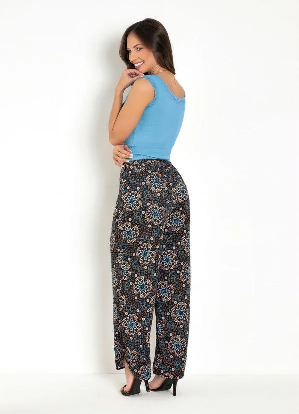 Moda Pop - Regata em Ribana Azul com Renda 4