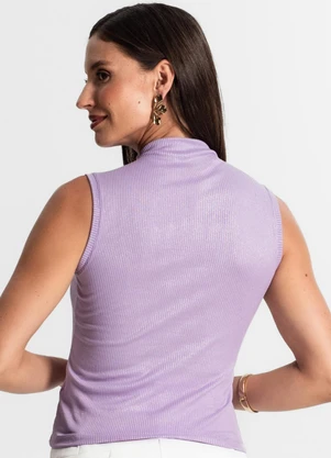 Rovitex - Regata em Ribana Canelada Lurex Roxo - ROVITEX
