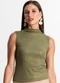 Rovitex - Regata em Ribana Canelada Lurex Laranja - variação: Verde