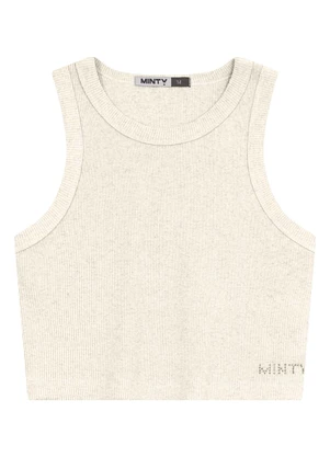 Minty - Regata em Ribana de Melange Bege - MINTY