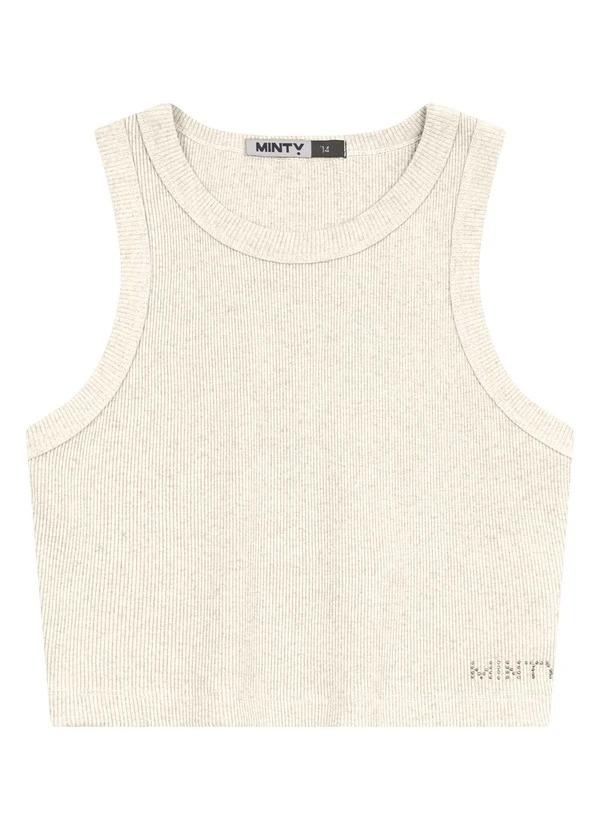 Minty - Regata em Ribana de Melange Bege