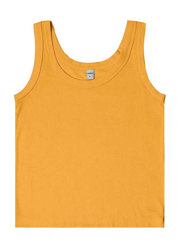 Rovitex - Regata em Ribana de Viscose Amarelo