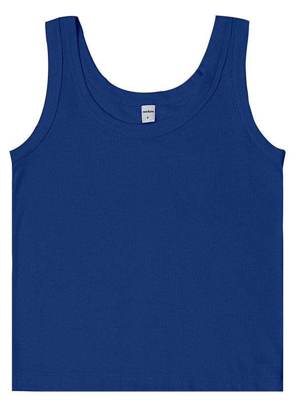 Rovitex - Regata em Ribana de Viscose Azul