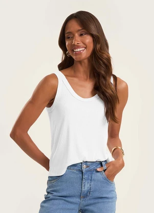 Rovitex - Regata em Ribana de Viscose Branco - ROVITEX