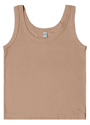 Rovitex - Regata em Ribana de Viscose Marrom - ROVITEX