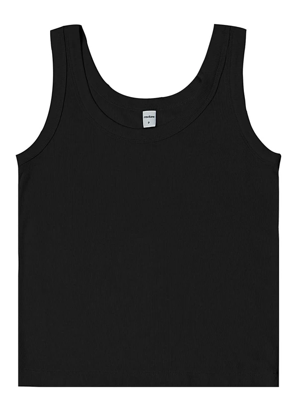 Rovitex - Regata em Ribana de Viscose Preto