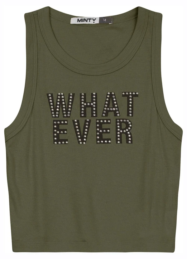 Minty - Regata em Ribana de Viscose Verde