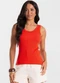 Rovitex - Regata em Ribana de Viscose Marrom - variação: Vermelho