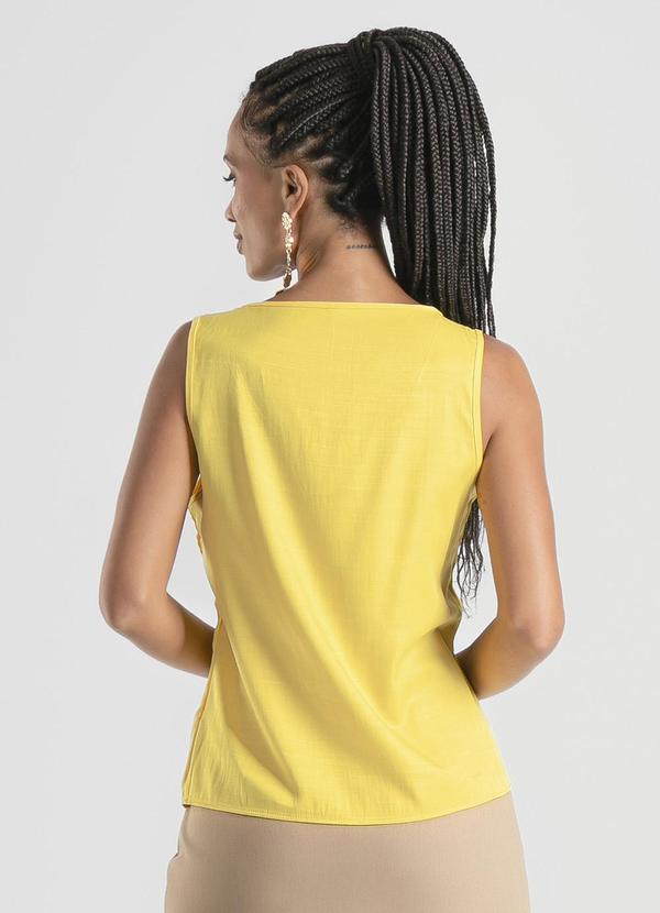 Cativa - Regata em Viscose Amarelo 2