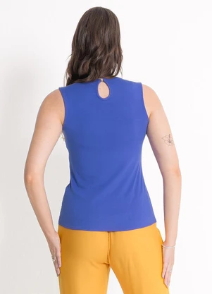 Habana - Regata em Viscose  Azul - HABANA
