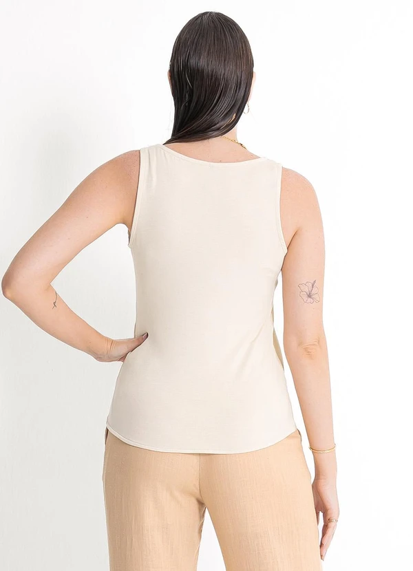 Habana - Regata em Viscose Bege 2