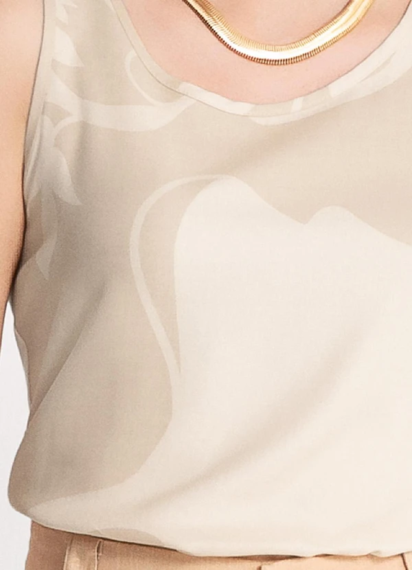 Habana - Regata em Viscose Bege 3