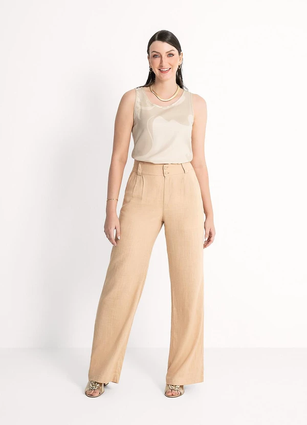 Habana - Regata em Viscose Bege 4