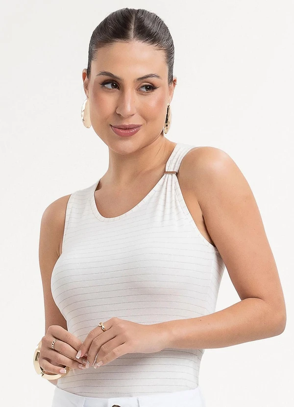 Habana - Regata em Viscose Bege 4