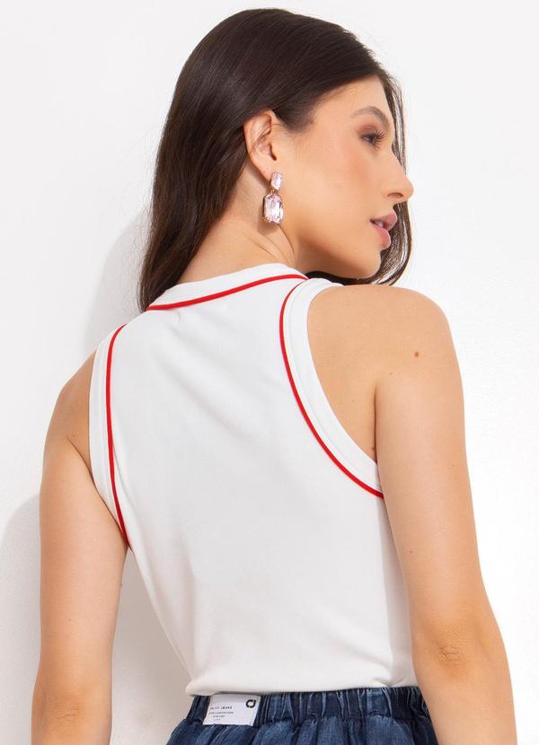 Colcci Jeans - Regata em Viscose Cj Off White 2