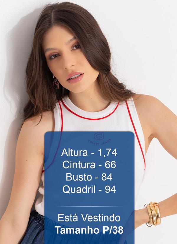 Colcci Jeans - Regata em Viscose Cj Off White 6