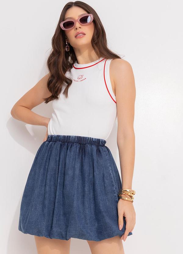 Colcci Jeans - Regata em Viscose Cj Off White 8