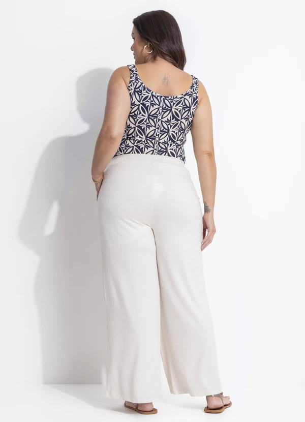 Quintess - Regata em Viscose com Elastano Azul 7