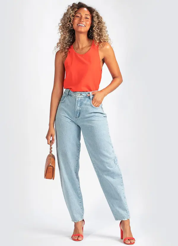 Colcci - Regata em Viscose Laranja 3