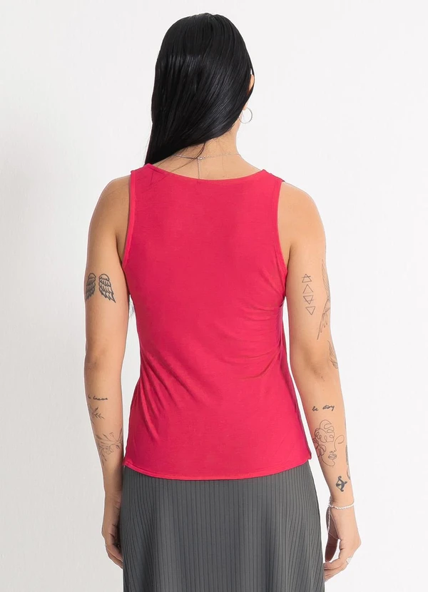 Habana - Regata em Viscose  Pink 2