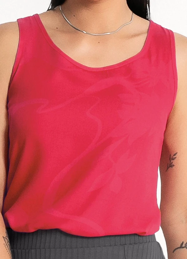 Habana - Regata em Viscose  Pink 3