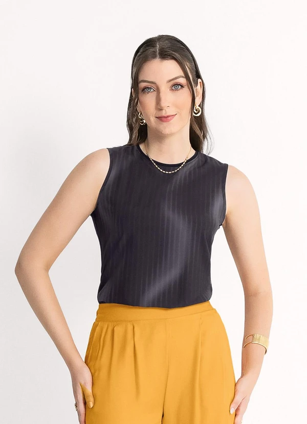 Habana - Regata em Viscose Preto