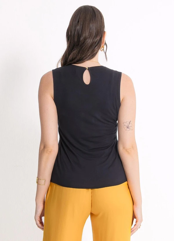 Habana - Regata em Viscose  Preto 2