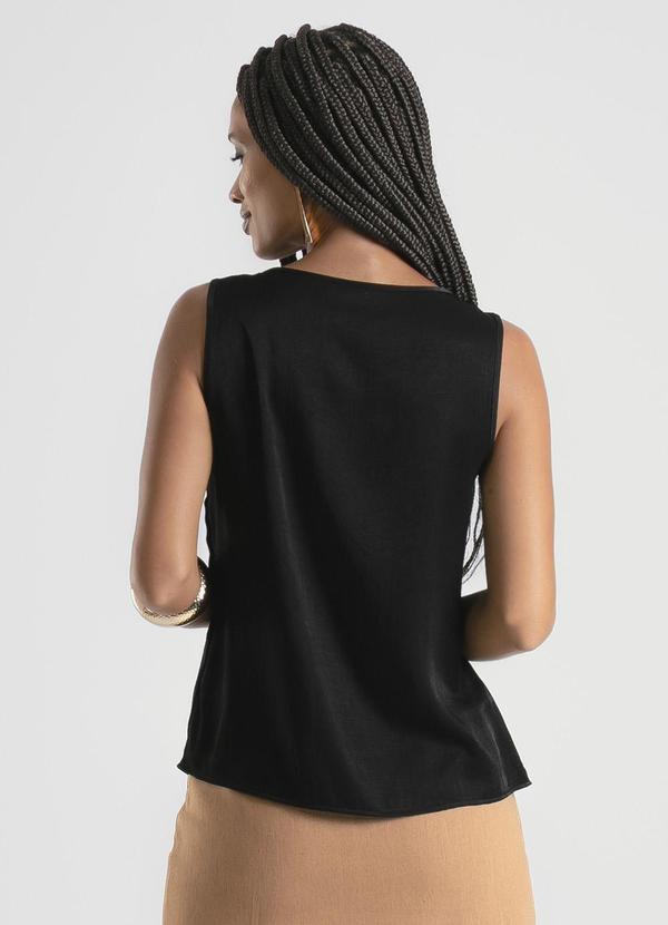 Cativa - Regata em Viscose Preto 2