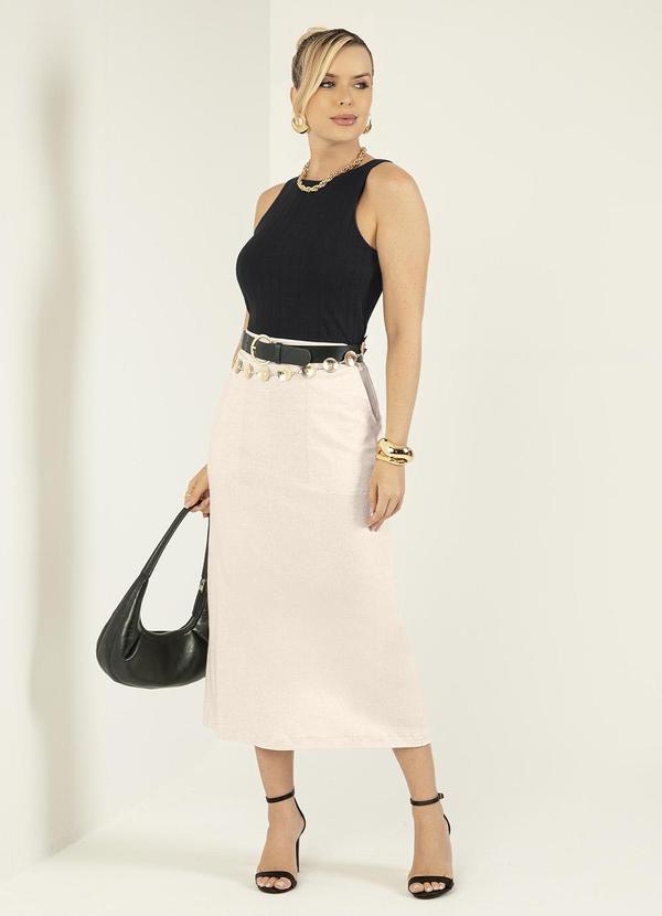 Gris - Regata em Viscose Preto 3